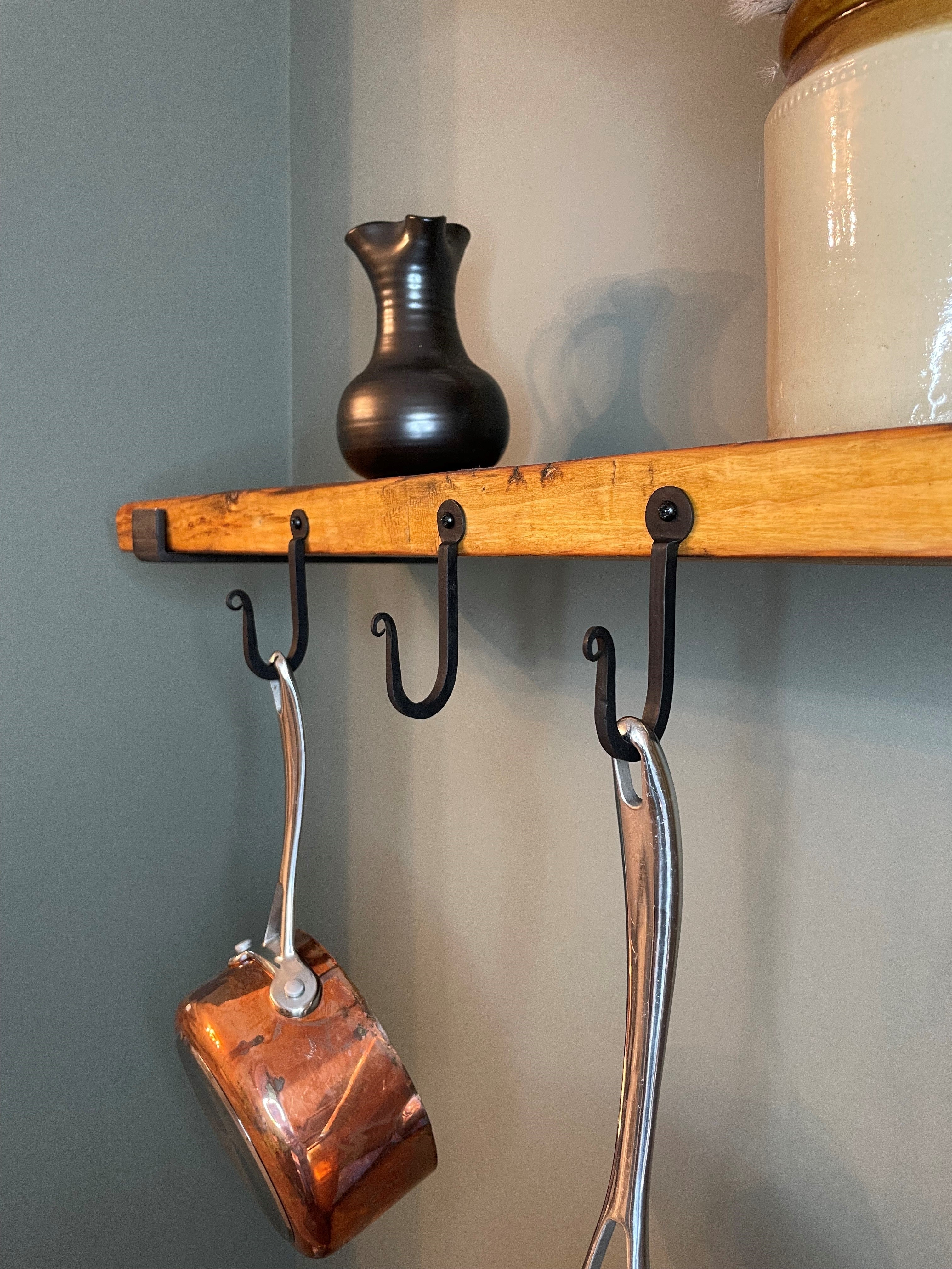 Hand Forged Blacksmith J-Hook