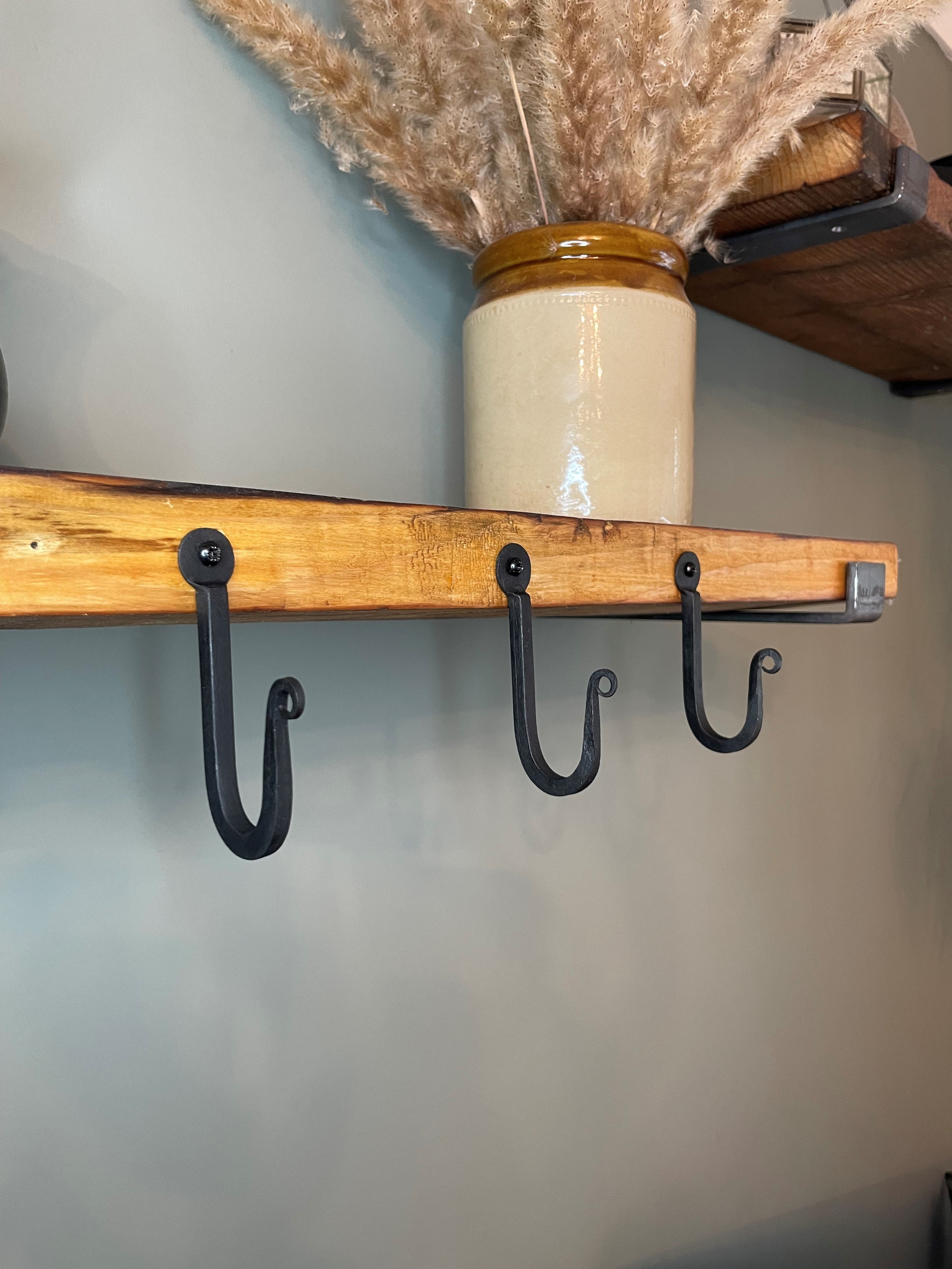 Hand Forged Blacksmith J-Hook