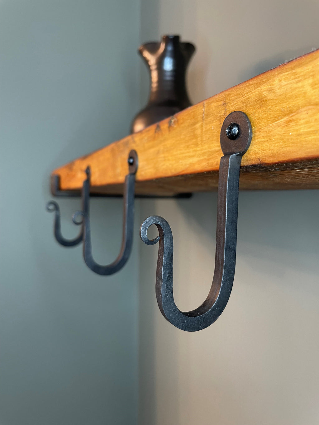 Hand Forged Blacksmith J-Hook