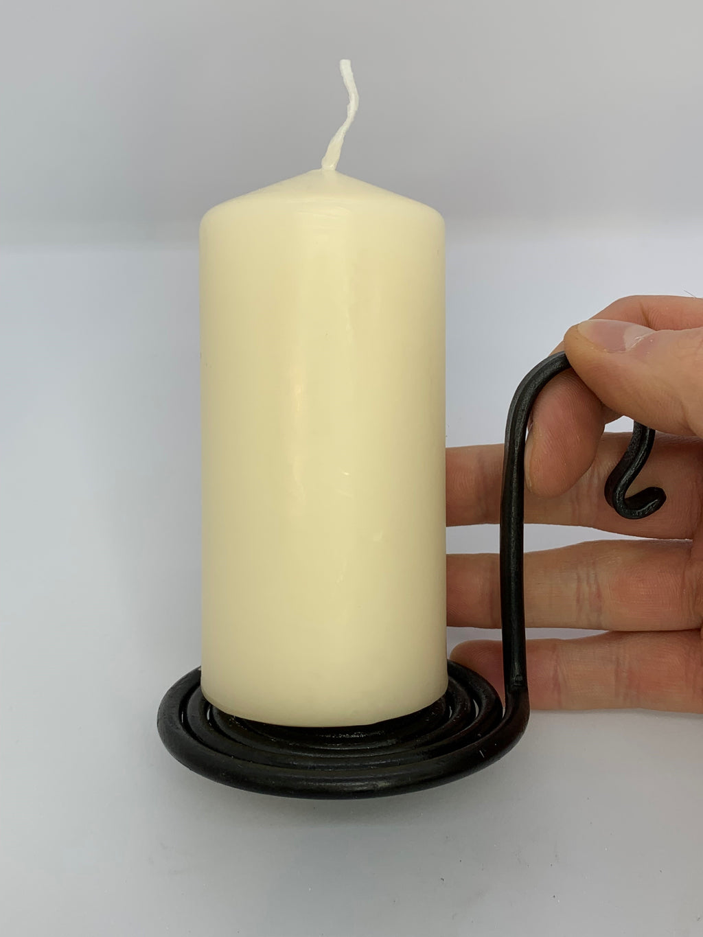 Forged Spiral Candle Holder