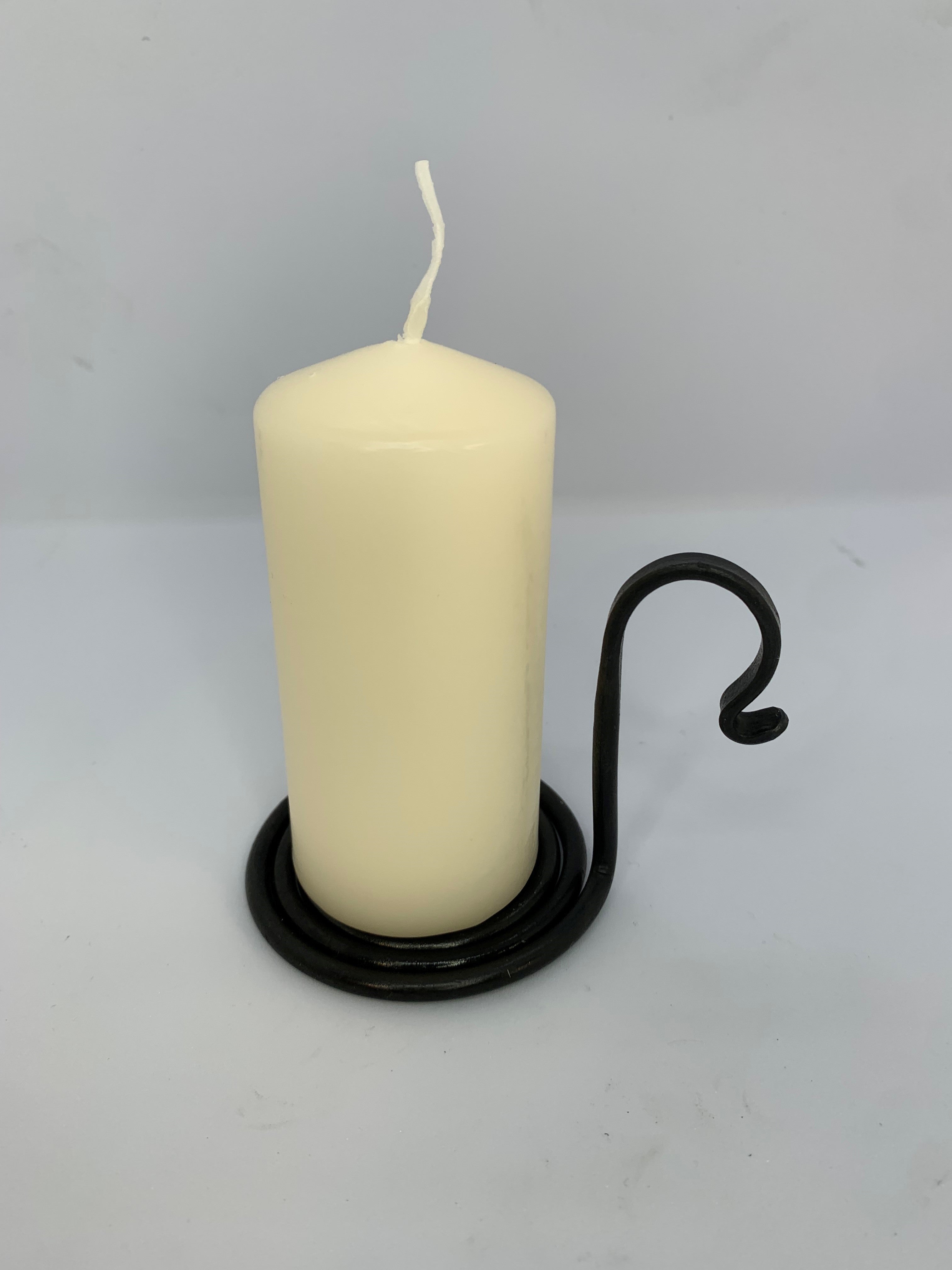 Forged Spiral Candle Holder