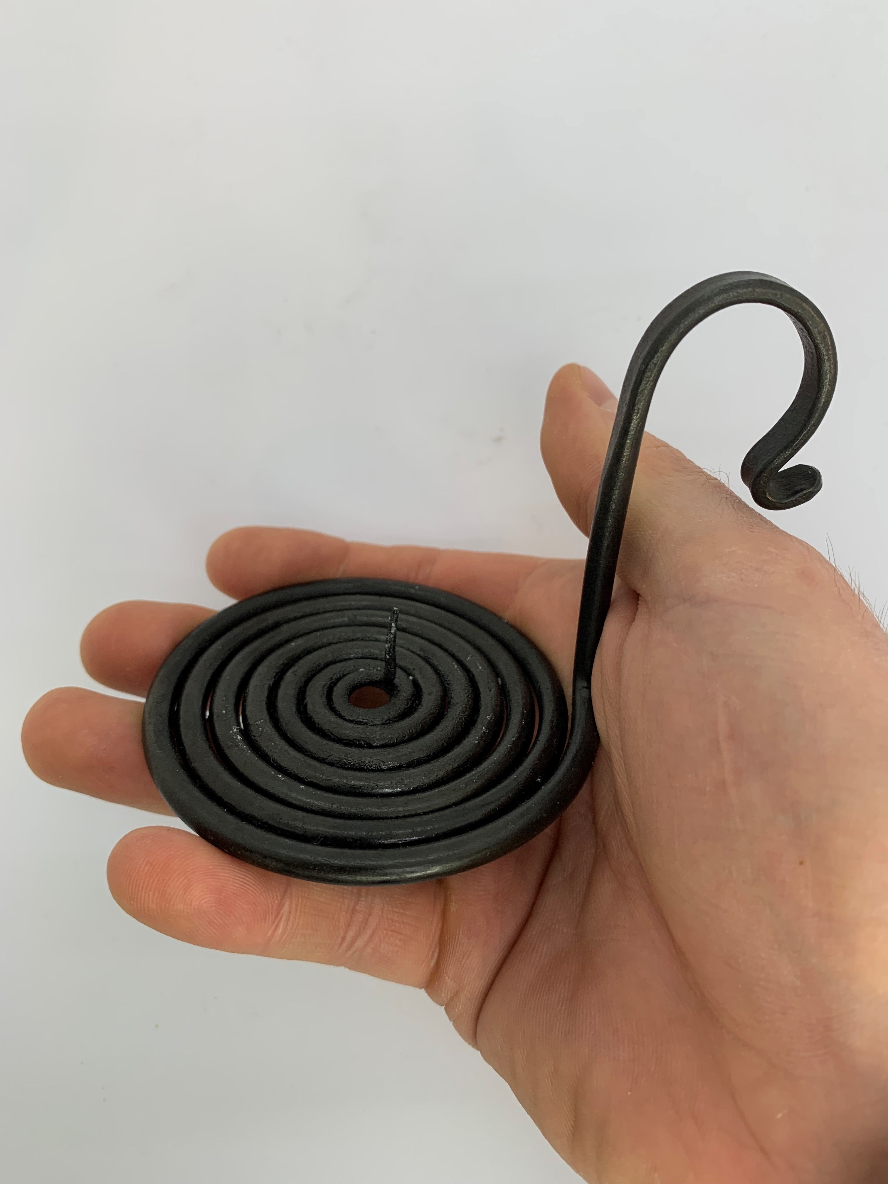 Forged Spiral Candle Holder