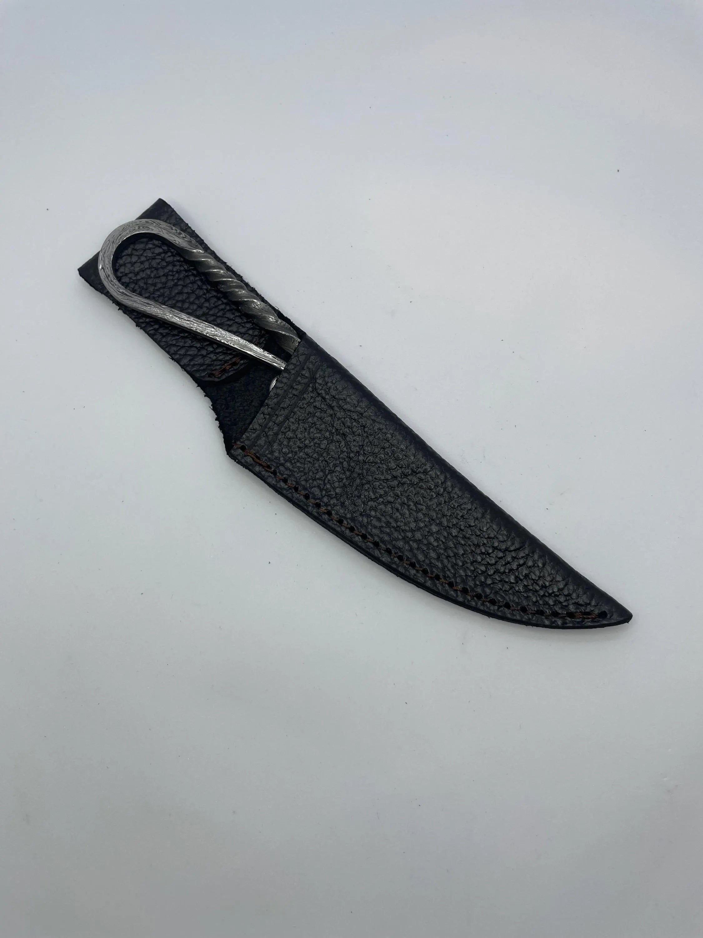 Ladder Damascus Blacksmith Knife