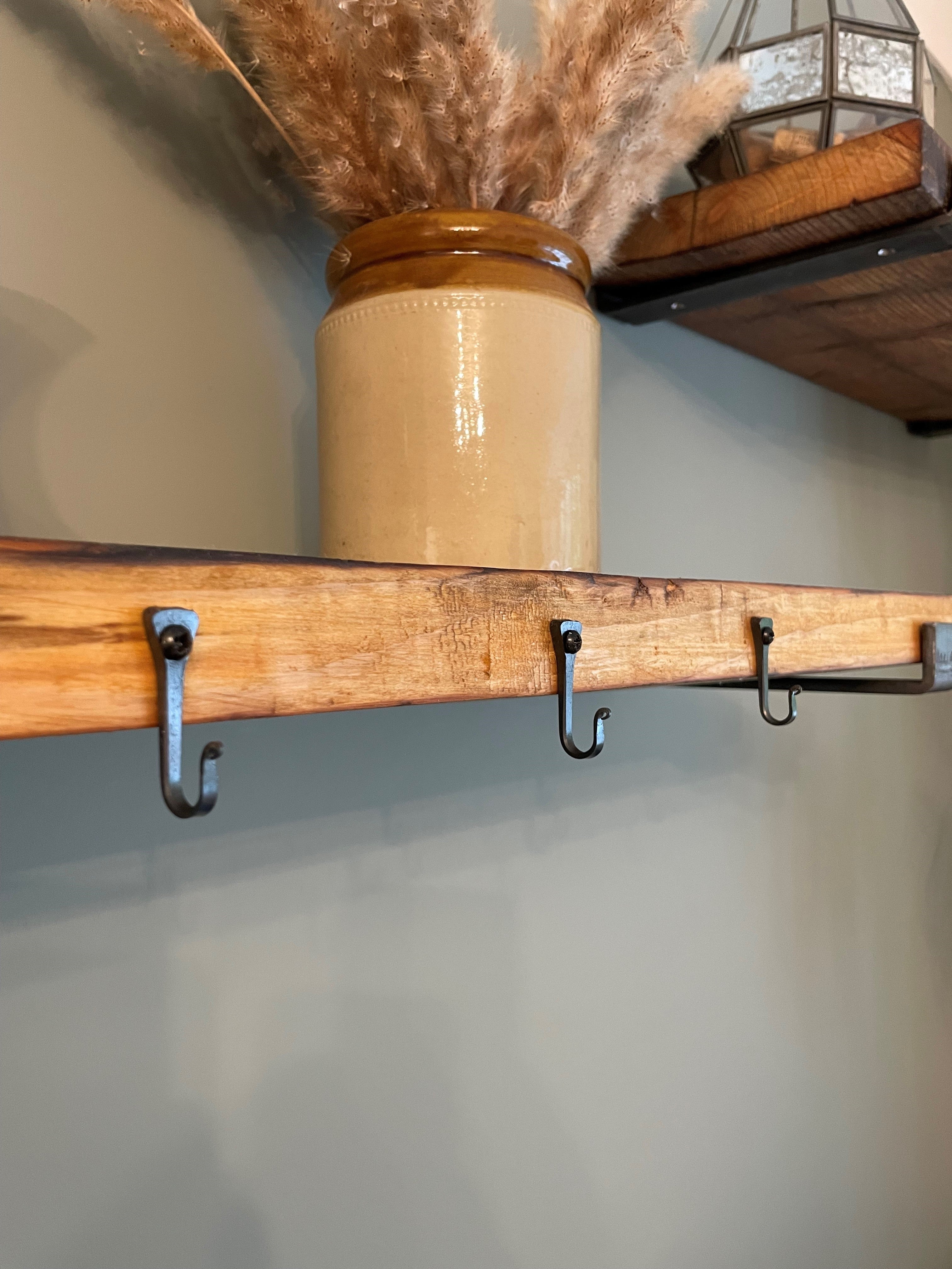 Small Black Horseshoe Nail Hook