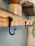 Small Black Horseshoe Nail Hook