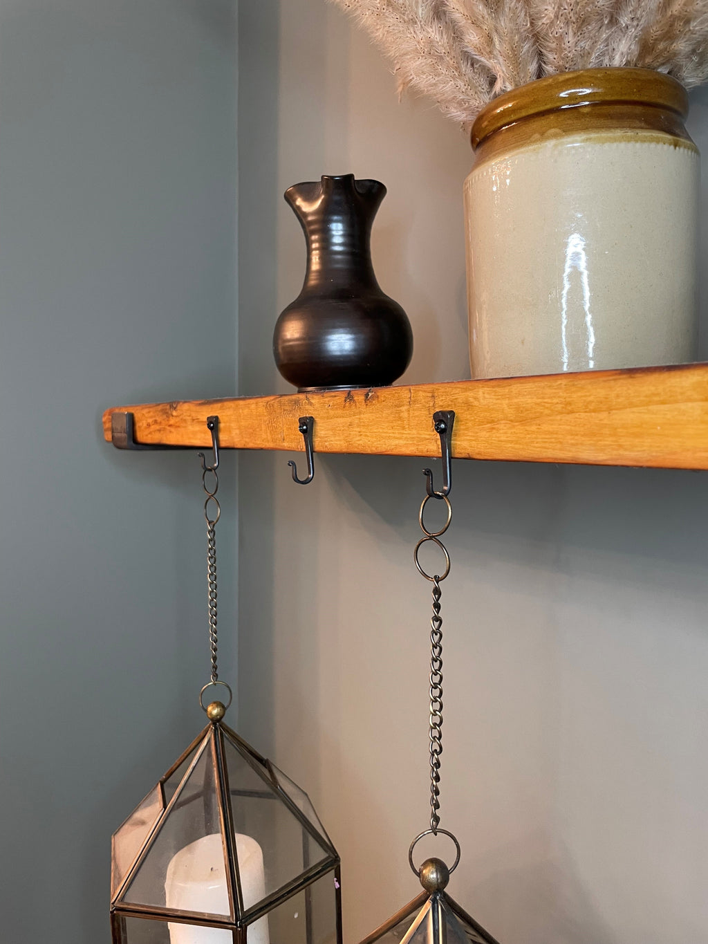 Small Black Horseshoe Nail Hook