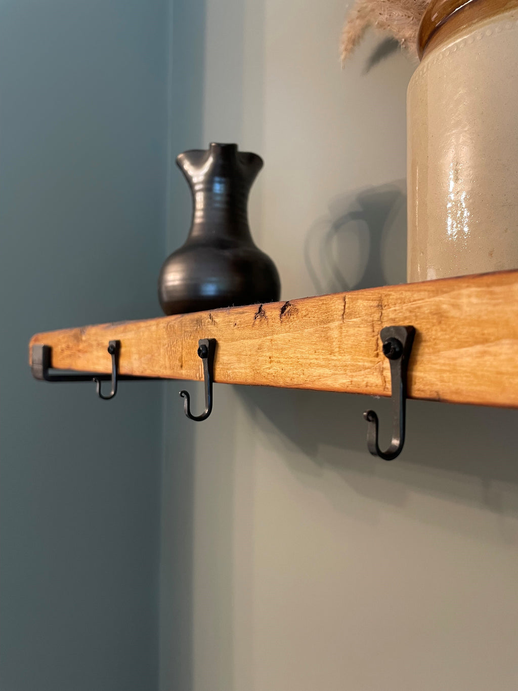 Small Black Horseshoe Nail Hook